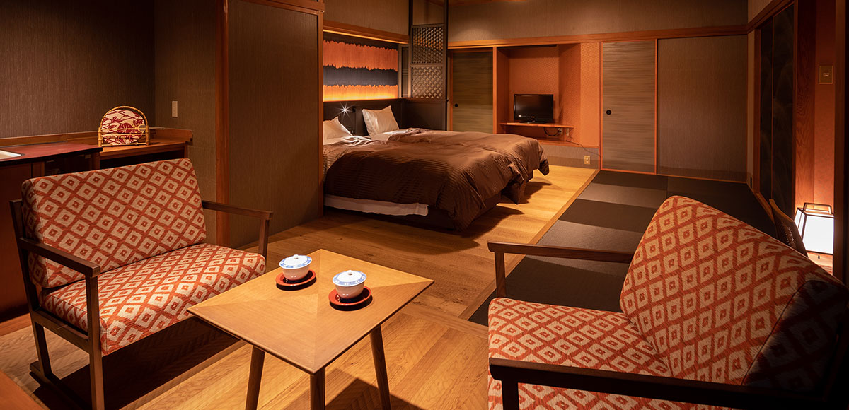 檜風呂付き洋室